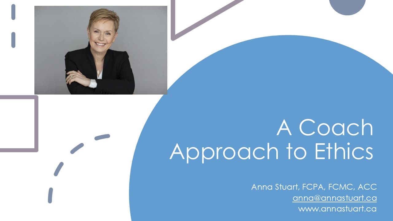 A Coach Approach to Ethics