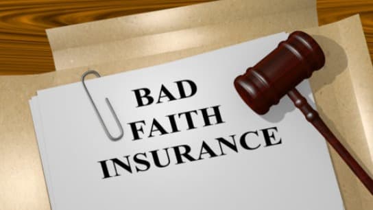 Bad Faith Claims