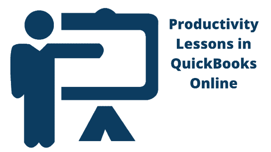 Productivity Lessons in QuickBooks Online
