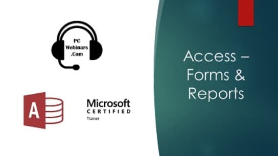 Microsoft Access Databases - Volume 2 - Forms and Reports
