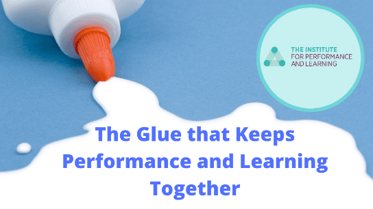 The Glue that Keeps Performance and Learning Together