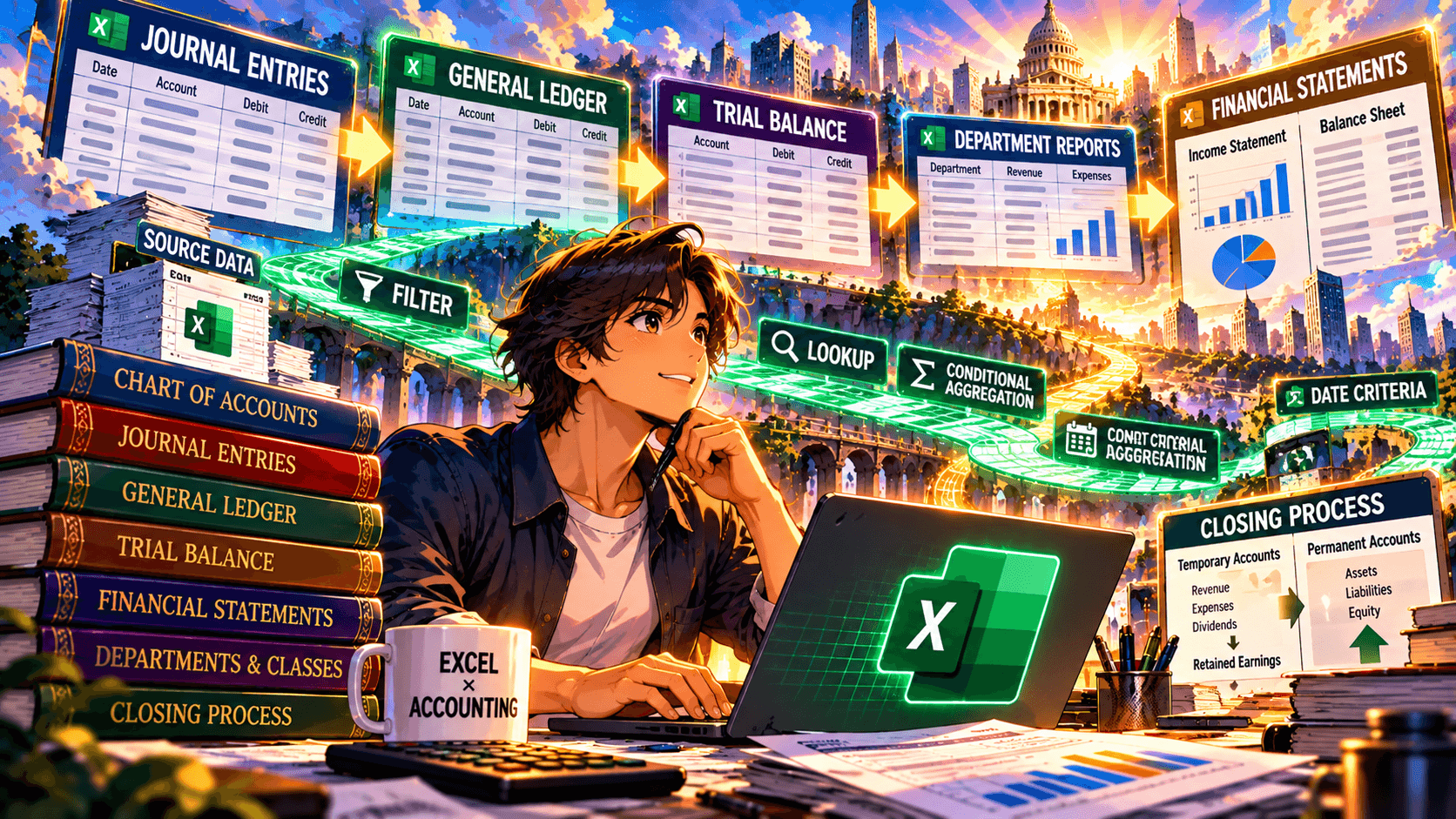 Building a QuickBooks-Style Database for Music In Excel