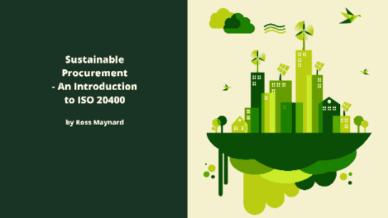 Sustainable Procurement: An Introduction to ISO 20400