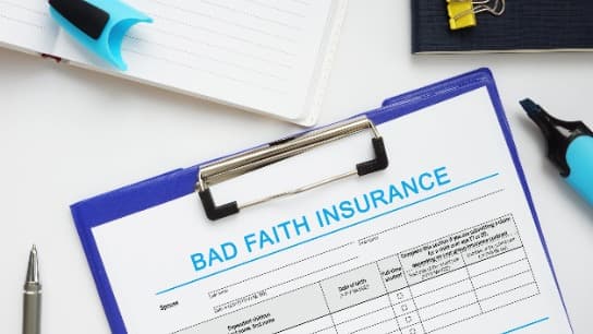 Insurance Coverage and Bad Faith Litigation